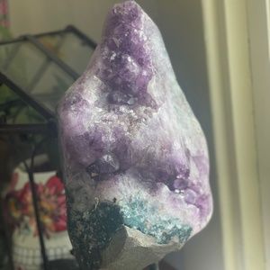 Large Amethyst on Stand